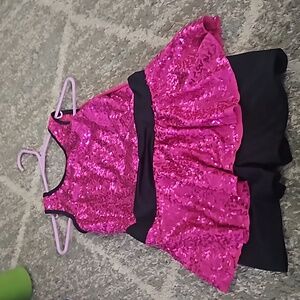 Figure skating dress with jacket